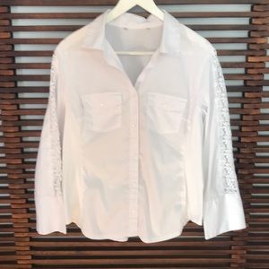 Cute white button down